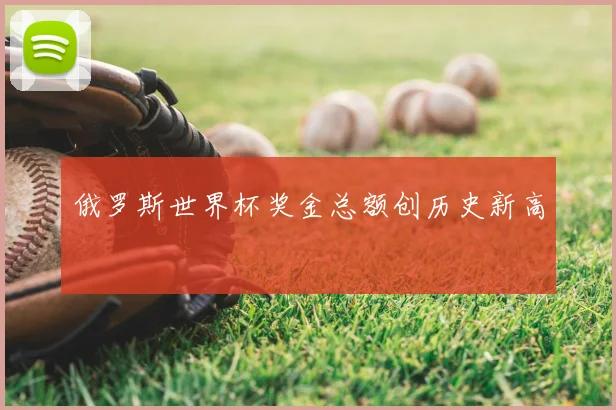 俄罗斯世界杯奖金总额创历史新高