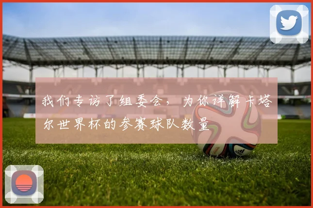 我们专访了组委会,为你详解卡塔尔世界杯的参赛球队数量